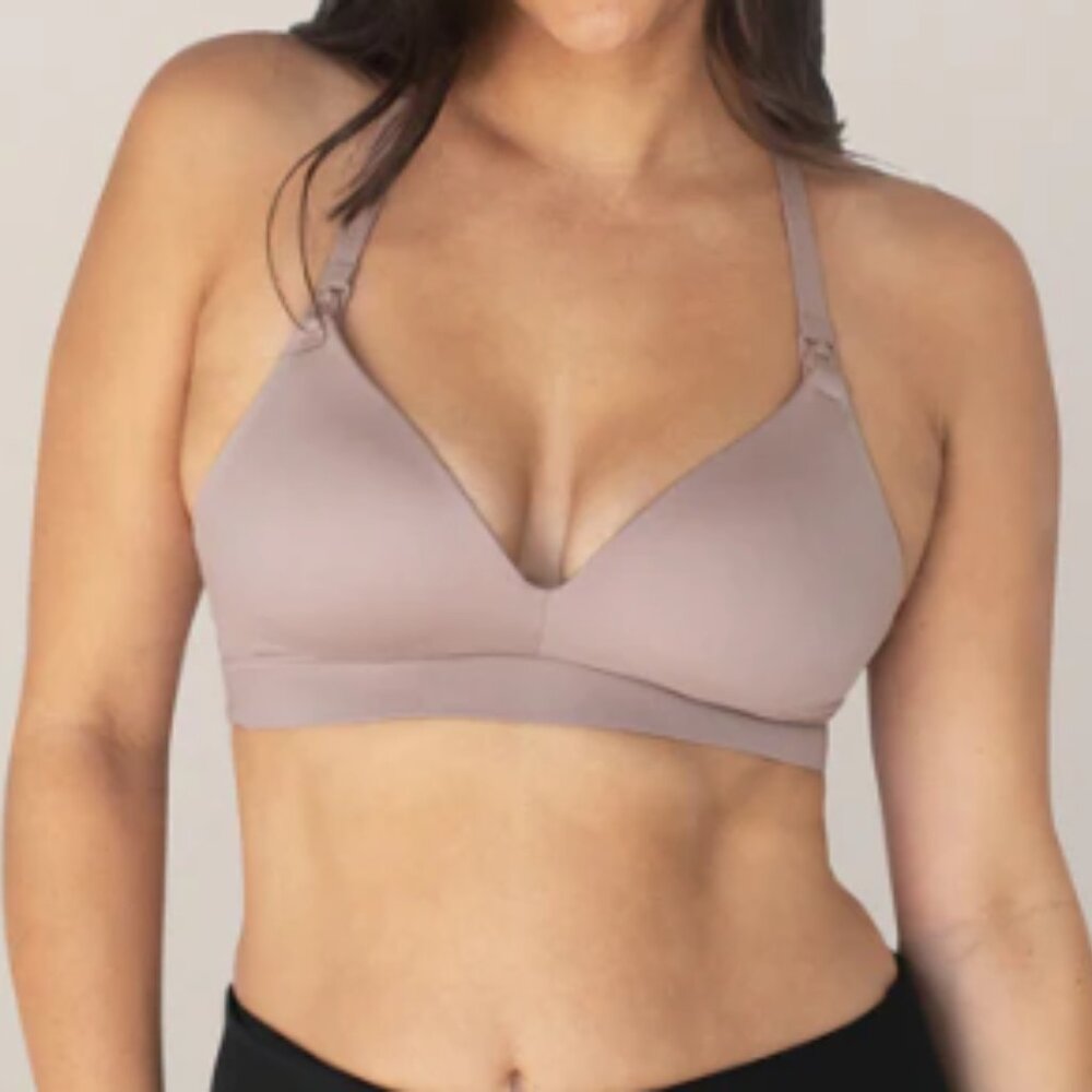 Kindred Bravely - Minimalist Hands-Free Pumping & Nursing Bra - Size M